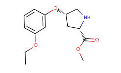 methyl (2s,4s)-4-(3-ethoxyphenoxy)-2-pyrrolidinecarboxylate