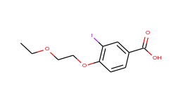4-(2-ethoxyethoxy)-3-iodobenzoic acid