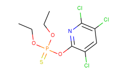Phosphorothioic acid, O,O-diethyl O-(3,5,6-trichloro-2-pyridinyl) ester