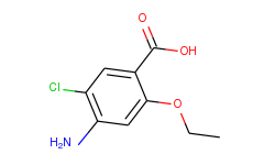 Benzoic acid, 4-amino-5-chloro-2-ethoxy-