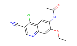 Acetamide, N-(4-chloro-3-cyano-7-ethoxy-6-quinolinyl)-