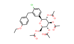 (2R,3R,4R,5S,6S)-2-(Acetoxymethyl)-6-(4-chloro-3-(4-ethoxybenzyl)phenyl)tetrahydro-2H-pyran-3,4,5-tr