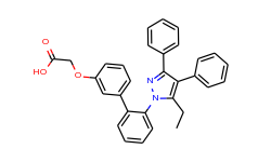 2-((2'-(5-Ethyl-3,4-diphenyl-1H-pyrazol-1-yl)-[1,1'-biphenyl]-3-yl)oxy)acetic acid