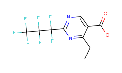 4-Ethyl-2-heptafluoropropyl-pyrimidine-5-carboxylic acid
