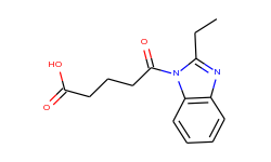 5-(2-ethyl-benzoimidazol-1-yl)-5-oxo-pentanoic acid