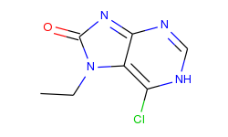8H-Purin-8-one, 6-chloro-7-ethyl-1,7-dihydro-