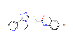 N-(4-BROMO-2-METHYLPHENYL)-2-{[4-ETHYL-5-(3-PYRIDINYL)-4H-1,2,4-TRIAZOL-3-YL]SULFANYL}ACETAMIDE