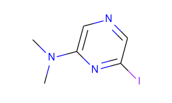 2-(n,n-dimethylamino)-6-iodopyrazine