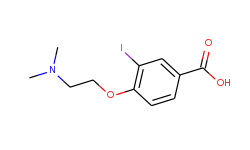 4-(2-(dimethylamino)ethoxy)-3-iodobenzoic acid
