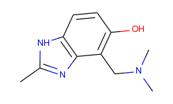 1H-Benzimidazol-5-ol, 4-[(dimethylamino)methyl]-2-methyl-