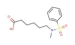 6-[METHYL(PHENYLSULFONYL)AMINO]HEXANOIC ACID