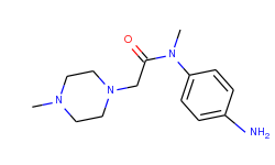 1-Piperazineacetamide, N-(4-aminophenyl)-N,4-dimethyl-