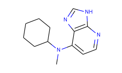 3H-Imidazo[4,5-b]pyridin-7-amine, N-cyclohexyl-N-methyl-