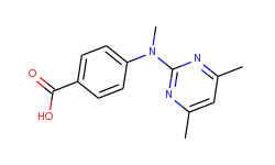 n-(4,6-dimethylpyrimidin-2-yl)-n-methyl-4-amino-benzoic acid