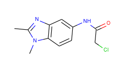 2-chloro-n-(1,2-dimethyl-1h-benzoimidazol-5-yl)-acetamide