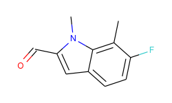 6-fluoro-1,7-dimethyl-1h-indole-2-carbaldehyde