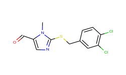 2-[(3,4-dichlorobenzyl)sulfanyl]-1-methyl-1h-imidazole-5-carbaldehyde