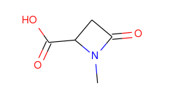 1-methyl-4-oxo-2-azetidinecarboxylic acid