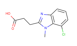 3-(7-chloro-1-methyl-1h-benzoimidazol-2-yl)-propionic acid