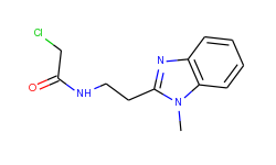 2-chloro-n-[2-(1-methyl-1h-benzoimidazol-2-yl)-ethyl]-acetamide