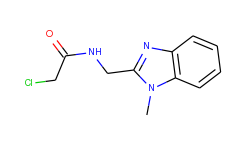 2-chloro-n-(1-methyl-1h-benzoimidazol-2-ylmethyl)-acetamide