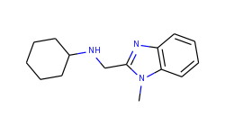 cyclohexyl-(1-methyl-1h-benzoimidazol-2-ylmethyl)-amine