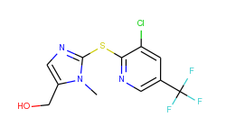 (2-{[3-chloro-5-(trifluoromethyl)-2-pyridinyl]-sulfanyl}-1-methyl-1h-imidazol-5-yl)methanol