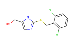 {2-[(2,6-dichlorobenzyl)sulfanyl]-1-methyl-1h-imidazol-5-yl}methanol