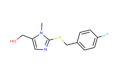 {2-[(4-fluorobenzyl)sulfanyl]-1-methyl-1h-imidazol-5-yl}methanol