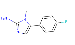 5-(4-fluoro-phenyl)-1-methyl-1h-imidazol-2-ylamine