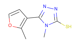 4-methyl-5-(2-methyl-3-furyl)-4h-1,2,4-triazole-3-thiol