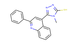 4-methyl-5-(2-phenylquinolin-4-yl)-4h-1,2,4-triazole-3-thiol