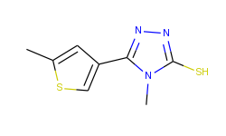 4-methyl-5-(5-methylthien-3-yl)-4h-1,2,4-triazole-3-thiol