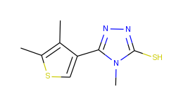 5-(4,5-dimethylthien-3-yl)-4-methyl-4h-1,2,4-triazole-3-thiol