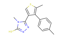 4-methyl-5-[5-methyl-4-(4-methylphenyl)thien-3-yl] 4h-1,2,4-triazole-3-thiol