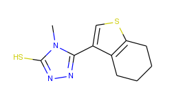 4-methyl-5-(4,5,6,7-tetrahydro-1-benzothien-3-yl)-4h-1,2,4-triazole-3-thiol
