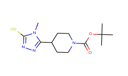 tert-butyl 4-(4-methyl-5-sulfanyl-4h-1,2,4-triazol-3-yl)tetrahydro-1(2h)-pyridinecarboxylate