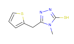 4-methyl-5-(thien-2-ylmethyl)-4h-1,2,4-triazole-3-thiol