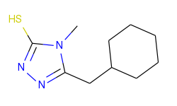 5-(cyclohexylmethyl)-4-methyl-4h-1,2,4-triazole-3-thiol