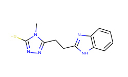 5-[2-(1h-benzoimidazol-2-yl)-ethyl]-4-methyl-4h-[1,2,4]triazole-3-thiol