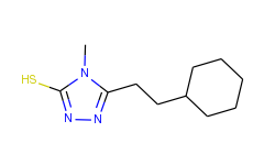 5-(2-cyclohexylethyl)-4-methyl-4h-1,2,4-triazole-3-thiol