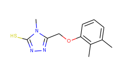 5-[(2,3-dimethylphenoxy)methyl]-4-methyl-4h-1,2,4-triazole-3-thiol