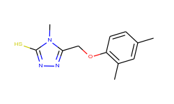 5-[(2,4-dimethylphenoxy)methyl]-4-methyl-4h-1,2,4-triazole-3-thiol