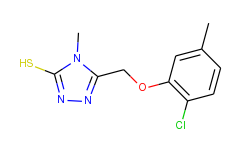 5-[(2-chloro-5-methylphenoxy)methyl]-4-methyl-4h-1,2,4-triazole-3-thiol