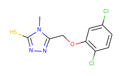 5-[(2,5-dichlorophenoxy)methyl]-4-methyl-4h-1,2,4-triazole-3-thiol
