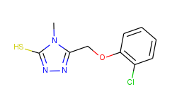 5-[(2-chlorophenoxy)methyl]-4-methyl-4h-1,2,4-triazole-3-thiol
