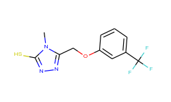 4-methyl-5-{[3-(trifluoromethyl)phenoxy]methyl}-4h-1,2,4-triazole-3-thiol