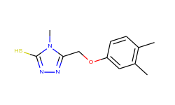 5-[(3,4-dimethylphenoxy)methyl]-4-methyl-4h-1,2,4-triazole-3-thiol