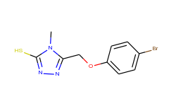 5-[(4-bromophenoxy)methyl]-4-methyl-4h-1,2,4-triazole-3-thiol
