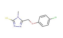 5-[(4-chlorophenoxy)methyl]-4-methyl-4h-1,2,4-triazole-3-thiol